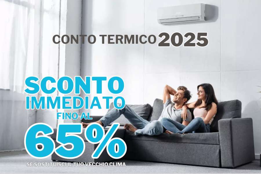 Sconto in Fattura fino al 65% con il Conto Termico